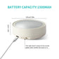 Pack of 6 Under-Unit Lights Kitchen LED Cabinet Lighting Wireless with Remote Control Cabinet Lighting Rechargeable Battery Dimmable Under Cabinet Light for Showcases, Wine Cabinet