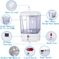 Automatic Hand Soap Dispenser, 700Ml Wall Mounted Soap Dispenser, Touchless Hand Sanitizer Shampoo Dispenser, Touchless