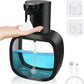 500ml Touchless Automatic Soap Dispenser with USB-C Charging, compatible with Liquid Soap, Black
