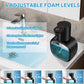 500ml Touchless Automatic Soap Dispenser with USB-C Charging, compatible with Liquid Soap, Black