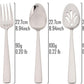 5-Piece Glossy Handle Silverware Hostess Set Stainless Steel Flatware Serving Set for Buffet Party Home Restaurant Mirror Polished Dishwasher Safe