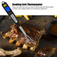 Digital Meat Thermometer Fork, Fast Read Grill Thermometer with LED Display and Stainless Steel Probes for Steak Chicken Pork Turkey Hot Grilled Food
