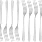 Heavy Weight Dinner Fork Set, 18-0 Stainless Steel 12-Piece, 7 Inches Table Forks