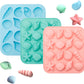3Pcs Seashell Silicone Molds, Ocean-Themed Baking Molds for Chocolates, Candies, Ice Cubes, Soap, Resin, DIY Crafts and Beach-Themed Decorations