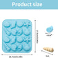 3Pcs Seashell Silicone Molds, Ocean-Themed Baking Molds for Chocolates, Candies, Ice Cubes, Soap, Resin, DIY Crafts and Beach-Themed Decorations