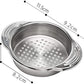 2-Pack Steel Food Can Drainer Strainer, Sieve Tuna Can Oil Press Tuna Can Oil Squeezer Oil Drainer Can Opener, Can Strainer Kitchen Tools