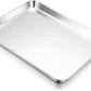 Cookie Sheet for Baking, 18”x13” Stainless Steel Baking Sheet Pan for Oven, Large Non Toxic Metal Baking Tray for Cake Cookies, Healthy & Rust Free, Mirror Finish & Dishwasher Safe, 1 Pack