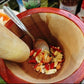 Wooden Mortar 6" Pestle Grinding Herb Garlic Papaya Salad Som Tum Thai Kitchen Tool 1 Set