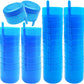 40 Pcs Non Spill Caps,Anti Splash Bottle Caps,Replacement Water Bottle Snap On Cap,Reusable Non-Spill Cap for 55 mm 3 and 5 Gallon Water Jugs