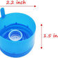 40 Pcs Non Spill Caps,Anti Splash Bottle Caps,Replacement Water Bottle Snap On Cap,Reusable Non-Spill Cap for 55 mm 3 and 5 Gallon Water Jugs