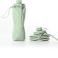 Water Bottle - Collapsible Water Bottle - Silicone Water Bottle - 600ml - Heat Resistant, Drop Resistant - Essential for Outdoor Travel (Green)