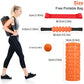 4 in 1 Foam Roller Set: Trigger Point Roller - Yoga Stick - Massage Ball - Fitness Stretching Band - Carrying Bag - Towel for Deep Muscle Massage - Pilates and Yoga
