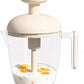 Mixing Cup - Blender - Kitchen Tool - Whisk - Hand Press - Transparent Housing - Portable - Suitable for mixing batter, smoothies, cream, butter, etc.