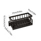 PALIFEUR Sponge Holder for Kitchen Sink, Kitchen Sink Organizer Rustproof 304 Stainless Steel Detachable Dishcloth Rack Sink Caddy, Kitchen Sponge Holder Bathroom Organizer Brush Holder Storage Black