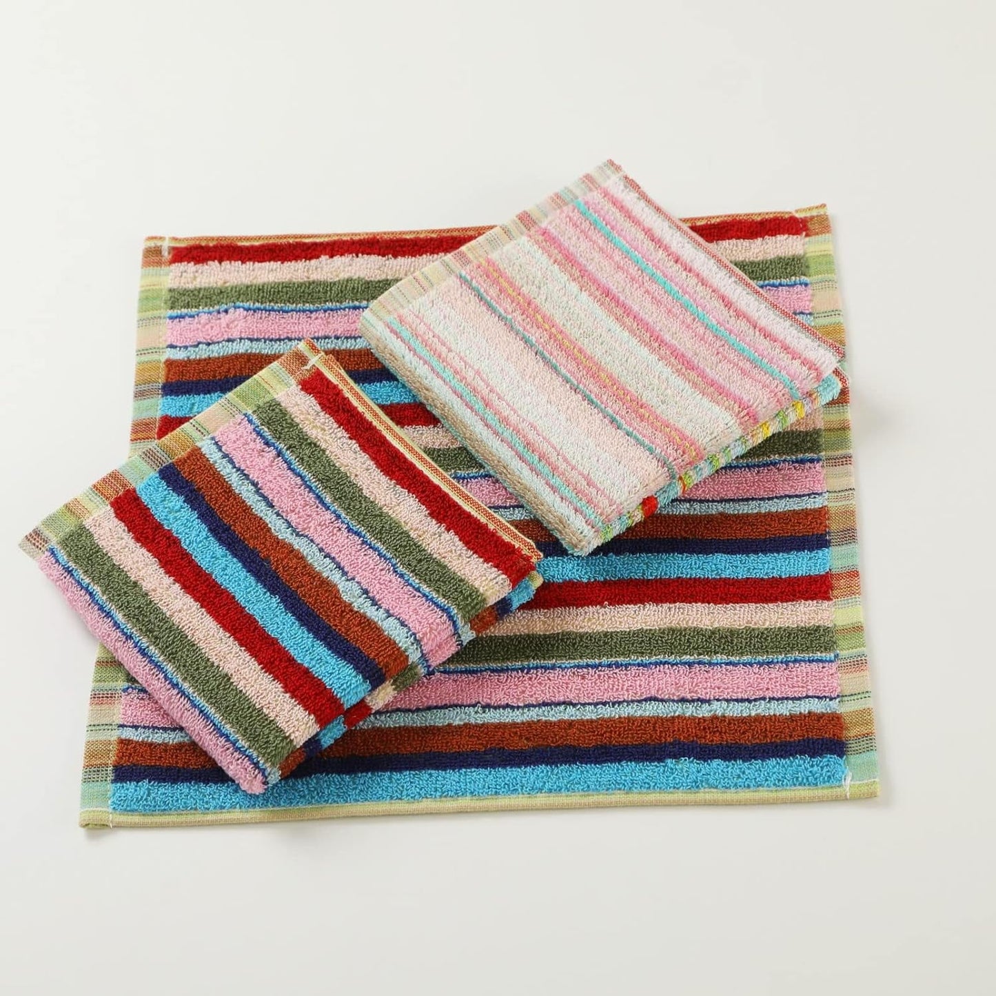 8Pcs Kitchen Dishcloths for Washing Dishes, Ultra Absorbent Dish Rags, Cotton Cleaning Cloths , 12x12 Inches (Mix)