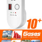 Natural Gas Leak Detector, Plug-in Propane Natural Gas Detector for Home Kitchen RV, Combustible & Explosive Gas Alarm for LPG, LNG, Methane (AC Power)