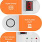Natural Gas Leak Detector, Plug-in Propane Natural Gas Detector for Home Kitchen RV, Combustible & Explosive Gas Alarm for LPG, LNG, Methane (AC Power)