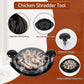 Chicken Shredder Tool - Non-Slip Base & Handles for Easy Shredding