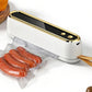 Mini Vacuum Sealer Machine Cordless Food Vacuum Sealer for Freezer Storage Meal Prep - White