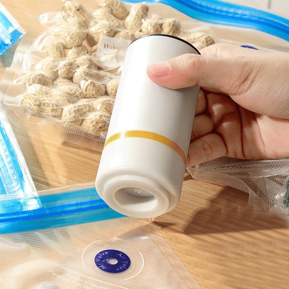 Compact Vacuum Sealer for Food USB Rechargeable Portable Sealer with Bags
