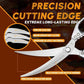 2-Pack Kitchen Scissors Set, SK5 Stainless Steel, Multi-Functional Straight & Curved Shears for Chicken Bones, BBQ, Fish, Vegetables - Silver