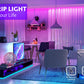 12M LED Strip Lights Rope Light for Bedroom and Home (5050 Lights Strip App with Remote Control)