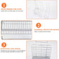 Metal Dish Drying Rack Kitchen-2-Tier with Drain Board