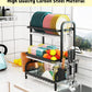 Dish Drying Rack 3 Tier Large Capacity Kitchen Storage with Utensil and Cutting Board Holder