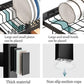 CARLA HOME Adjustable Over the Sink Dish Drying Rack with Utensil Holder, Hooks & Cutting Board Rack for Kitchen Counter Storage