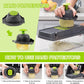 CARLA HOME Multifunctional Mandoline Vegetable Chopper 16-in-1 with Stainless Steel Blades, Storage Container & Hand Guard for Fruits & Veggies