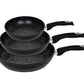 3-Piece Forged Frypan Set with Non-stick Coating