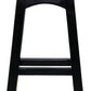 Tokyo Timber Kitchen Counter Stool (Black Caramel)