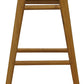 Aria Oval Solid Timber Counter Stool (Caramel)