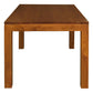 Amsterdam Solid Mahogany Timber Dining Table 120 x 70 cm (Light Pecan)