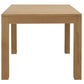 Amsterdam Solid Mindi Timber Dining Table 90 x 90 cm (Natural)
