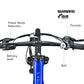 VALK Vortex 3 Electric Bike, Medium Frame Mountain ebike, Blue