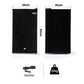 GECKO 95L Portable Upright Fridge and Freezer, 12V/24V for Camping, Caravans, Black
