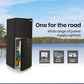 GECKO 125L Portable Upright Fridge, 12V/24V for Motorhome, Caravan, Black