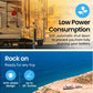 GECKO 142L Upright Portable Fridge / Freezer, 12V/24V for Motorhome and Caravan, Black