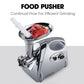 EUROCHEF Electric Meat Grinder, Stainless Steel Mincer Sausage Filler Kibbe Maker, Silver