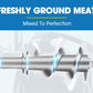 EUROCHEF Electric Meat Grinder, Stainless Steel Mincer Sausage Filler Kibbe Maker, Silver