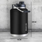 BAUMR-AG 3.8L Double Wall Insulated Stainless Steel Water Bottle, Drink Jug with Handle, Black