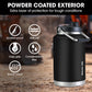 BAUMR-AG 3.8L Double Wall Insulated Stainless Steel Water Bottle, Drink Jug with Handle, Black