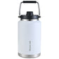 Baumr-AG 3.8L Double Wall Insulated Stainless Steel Water Bottle, Drink Jug with Handle, White