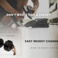 ATIVAFIT 32.5kg Single Adjustable Weight Dumbbell, for Home Gym Fitness Training