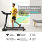 PROFLEX TRX3 Electric Treadmill, Compact Size, Foldable, USB/MP3, Pulse Sensors