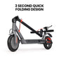 ALPHA Urban 8 Electric Scooter, Suspension, 25km Range, 8.5-Inch Wheels, Brushless Motor, Motorised Commuter eScooter for Adults, Grey