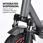 ALPHA Urban 10 Electric Scooter, 35km/h, Suspension, 35km Range, 10-Inch Wheels, Brushless Motor, Free APP, Motorised Commuter eScooter for Adults, Grey