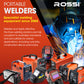 ROSSI 250 Amp Stick Welder, Portable Arc MMA Inverter Welding Machine, 15A Plug