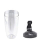 NutriBullet Tall 24oz Cup + Flip Top Lid Bundle – 600W & 900W Compatible